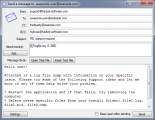 SMTP Mail Sender Main Interface